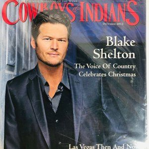 Cowboys & Indians Magazine Blake Shelton December 2012 Country Christmas